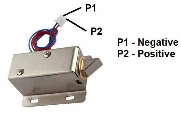 solenoid door lock pin diagram