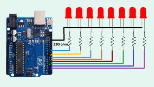 Read more about the article LED Chaser circuit using Arduino