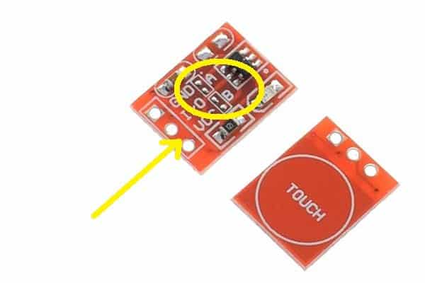 TTP233 touch sensor different mode of operations