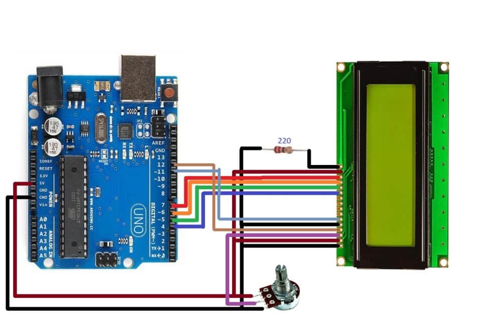 Interface 20x4 LCD with Arduino